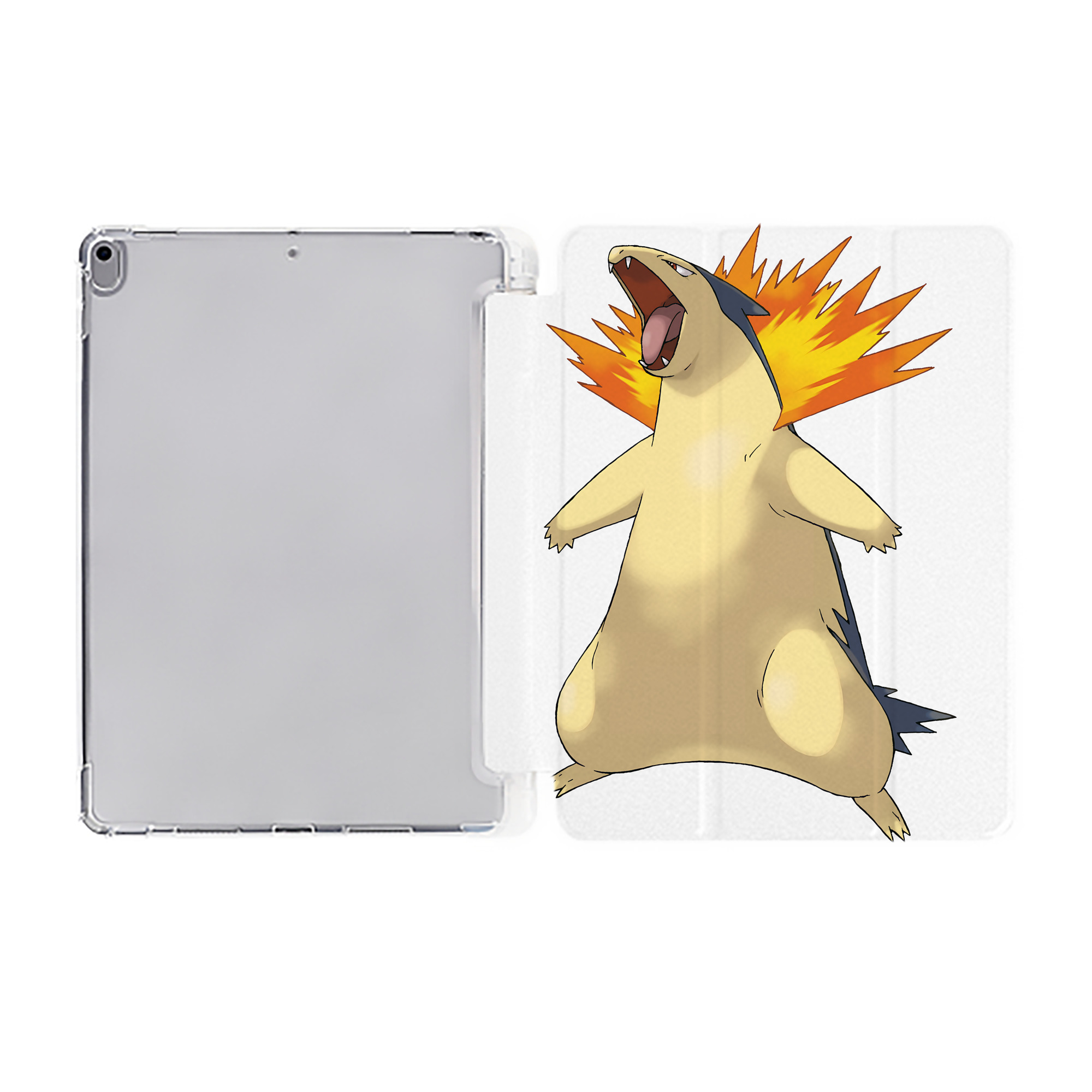 （画像用） ポケットモンスター Pokémon IPad ケース ペン収納付き 三つ折りスタンド PUレザー×シリコン 対応機種9.5/10.5/10.9インチ